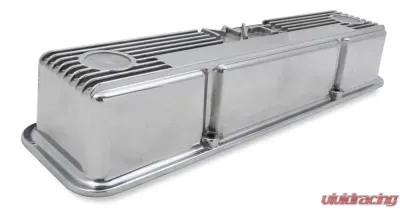 Holley VALVE COVER, M/T SBC, POLISHED - 241-82
