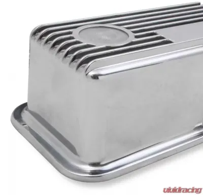Holley VALVE COVER, M/T SBC, POLISHED - 241-82
