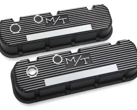 Holley VALVE COVER, M/T BBC, BLACK KRINKLE Chevrolet