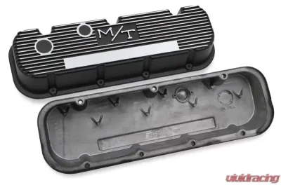 Holley VALVE COVER, M/T BBC, BLACK KRINKLE Chevrolet - 241-85