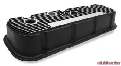 Holley VALVE COVER, M/T BBC, BLACK KRINKLE Chevrolet - 241-85