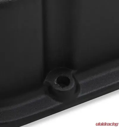 Holley VALVE COVER, M/T BBC, BLACK KRINKLE Chevrolet - 241-85