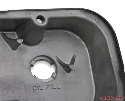 Holley VALVE COVER, M/T BBC, BLACK KRINKLE Chevrolet - 241-85