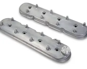 Holley VALVE COVER, LS NATURAL CAST FINISH Chevrolet