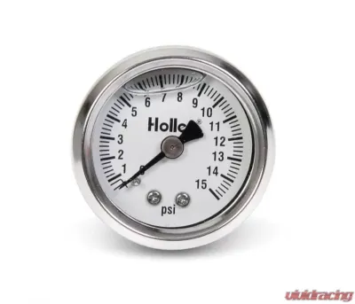 Holley FUEL PRESS GAUGE,0-15PSI - 26-504