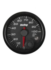 2-1/16 HOLLEY OIL PRES GAUGE-BLK                                     - 26-601 - Image 5