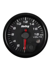 2-1/16 HOLLEY VOLT GAUGE-BLK                                     - 26-603 - Image 4