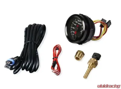 2-1/16 HOLLEY TRANS TEMP GAUGE-BLK - 26-605