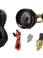 2-1/16 HOLLEY FUEL PRES GAUGE-BLK                                     - 26-608 - Image 2