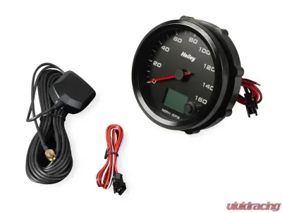 4-1/2 HOLLEY 160 GPS SPEEDO-BLK - 26-610