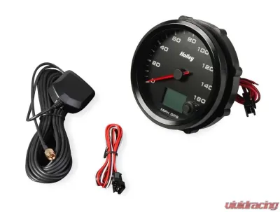 3-3/8 HOLLEY 160 GPS SPEEDO-BLK - 26-612