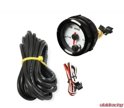2-1/16 HOLLEY FUEL LEVEL GAUGE-WHT - 26-614W