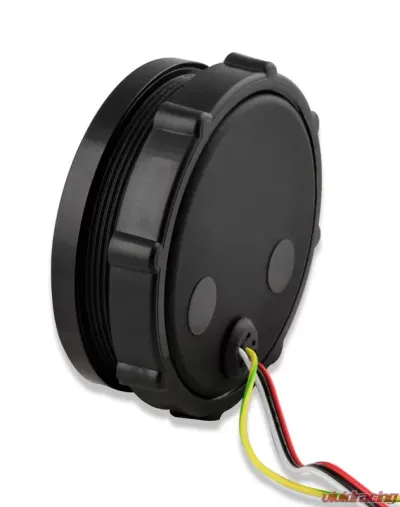 3-3/8 HOLLEY 8K TACH W/SHFT LGT-BLK - 26-615