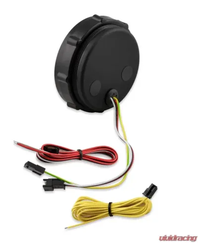 3-3/8 HOLLEY 8K TACH W/SHFT LGT-BLK - 26-615