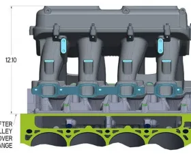 Holley PLENUM TOP, LT1 HI-RAM 2 X 4150 Chevrolet Upper 6.2L V8