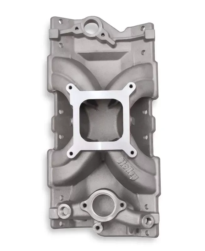Holley SBC CARB SINGLE PLANE INTAKE MANIFLD KIT - 300-261
