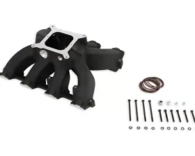 Holley INTAKE MNFLD LS3 SPLIT SGL-PLN CARB-BLAC