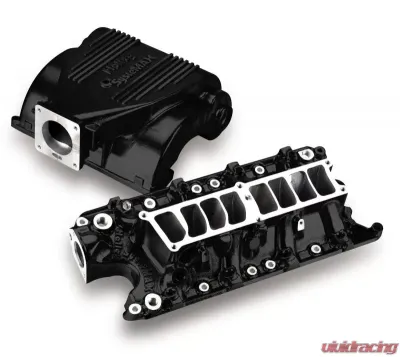 Holley KIT, FORD UPPER/LOWER BLACK MANIFOLD - 300-72BK