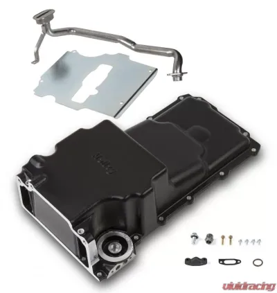 Holley OIL PAN, LS RETROFIT, GEN 1 F-BODY - BLACK - 302-2BK