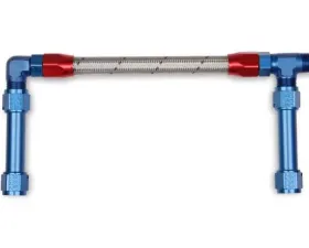 Holley -8AN SINGLE INLET W/STAINLESS HOSE