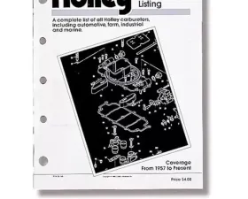 HOLLEY CARB NUM LIST (1990)