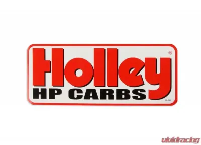 Holley DECAL HP CARBS - 32 SQ. IN. - 36-256