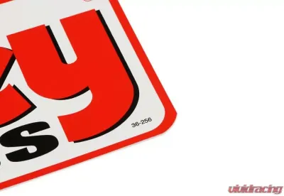 Holley DECAL HP CARBS - 32 SQ. IN. - 36-256