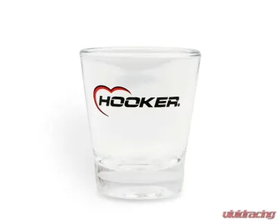 Holley 2 OZ SHOT GLASS W/ HOOKER LOGO - 36-484