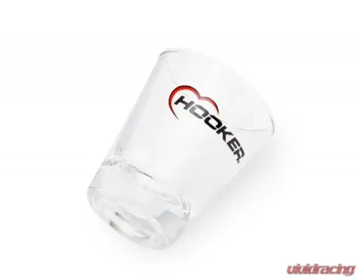 Holley 2 OZ SHOT GLASS W/ HOOKER LOGO - 36-484
