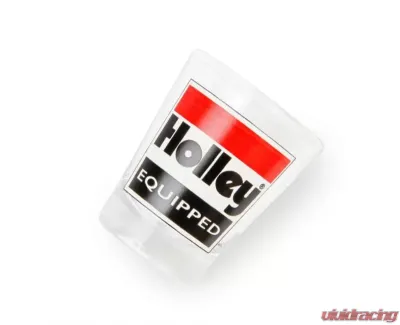 2 OZ SHOT GLASS W/HOLLEY EQUIPPED LOGO - 36-487