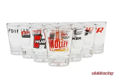 Holley 2 OZ SHOT GLASS W/ FLOWMASTER LOGO - 36-485