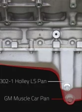 Holley OIL PAN, GM LS RETROFIT                                     - 302-1 - Image 6