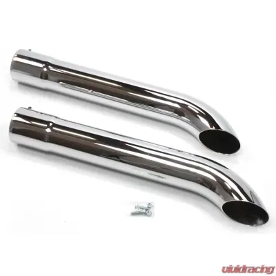 Patriot Exhaust Side Tubes Turnout Chrm - H3820