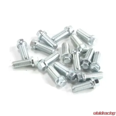 Patriot Exhaust 10MM -1.25 x 25MM Header Bolt 3/8 Flanged Head (lot 16) - H7981