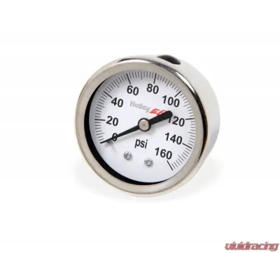 Holley EFI FUEL PRESS GAUGE, 160 PSI - 26-506
