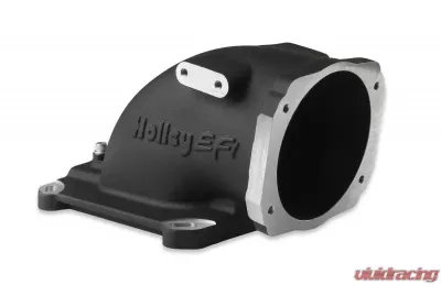 Holley EFI INTAKE ELBOW, GM LS THROTTLE 4150, BLACK - 300-240BK