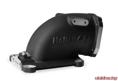 Holley EFI INTAKE ELBOW, GM LS THROTTLE 4150, BLACK - 300-240BK