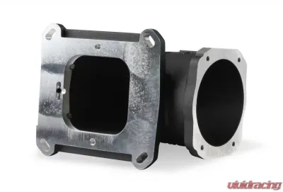 Holley EFI INTAKE ELBOW, GM LS THROTTLE 4150, BLACK - 300-240BK