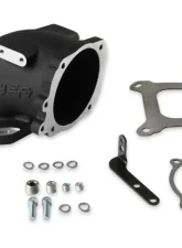 Holley EFI INTAKE ELBOW, FORD THROTTLE TO 4150, BLK                                     - 300-240FBK - Image 2