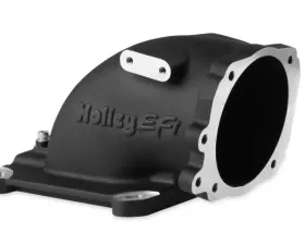 Holley EFI INTAKE ELBOW, FORD THROTTLE TO 4150, BLK