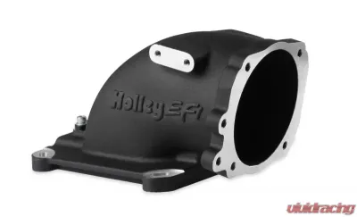 Holley EFI INTAKE ELBOW, FORD THROTTLE TO 4150, BLK - 300-240FBK