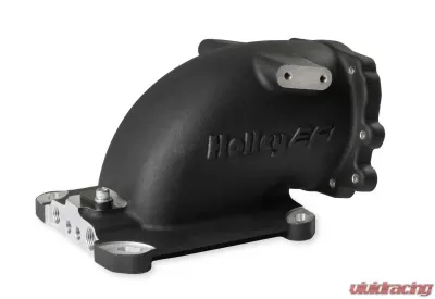 Holley EFI INTAKE ELBOW, FORD THROTTLE TO 4150, BLK - 300-240FBK