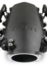 Holley EFI Modular Lo-Ram EFI Manifold LS1/2/6 Top-Feed Black Finish                                     - 300-620BK - Image 4