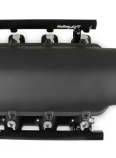 Holley EFI Modular Lo-Ram EFI Manifold LS1/2/6 Top-Feed Black Finish                                     - 300-620BK - Image 6