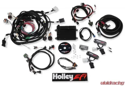 Holley EFI 4V FORD MODULAR EFI KIT, NTK O2, JETRONIC INJ - 550-617N