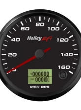 Holley EFI 3-3/8 SPEEDOMETER, 0-160 MPH, GPS, BLACK                                     - 553-123 - Image 4