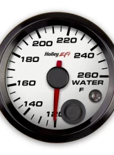 Holley EFI 2-1/16 COOLANT TEMP GAUGE, 120-260F, CAN, WHITE                                     - 553-128W - Image 3