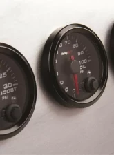 Holley EFI 2-1/16 FUEL LEVEL GAUGE, PROGRAMMABLE, BLACK                                     - 553-133 - Image 2