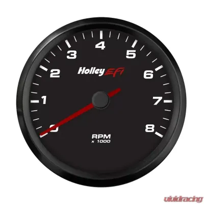 Holley EFI 3-3/8 TACHOMETER, 0-8K RPM, CAN, BLACK - 553-146