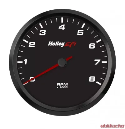 Holley EFI 4-1/2 TACHOMETER, 0-8K RPM, CAN, BLACK - 553-147
